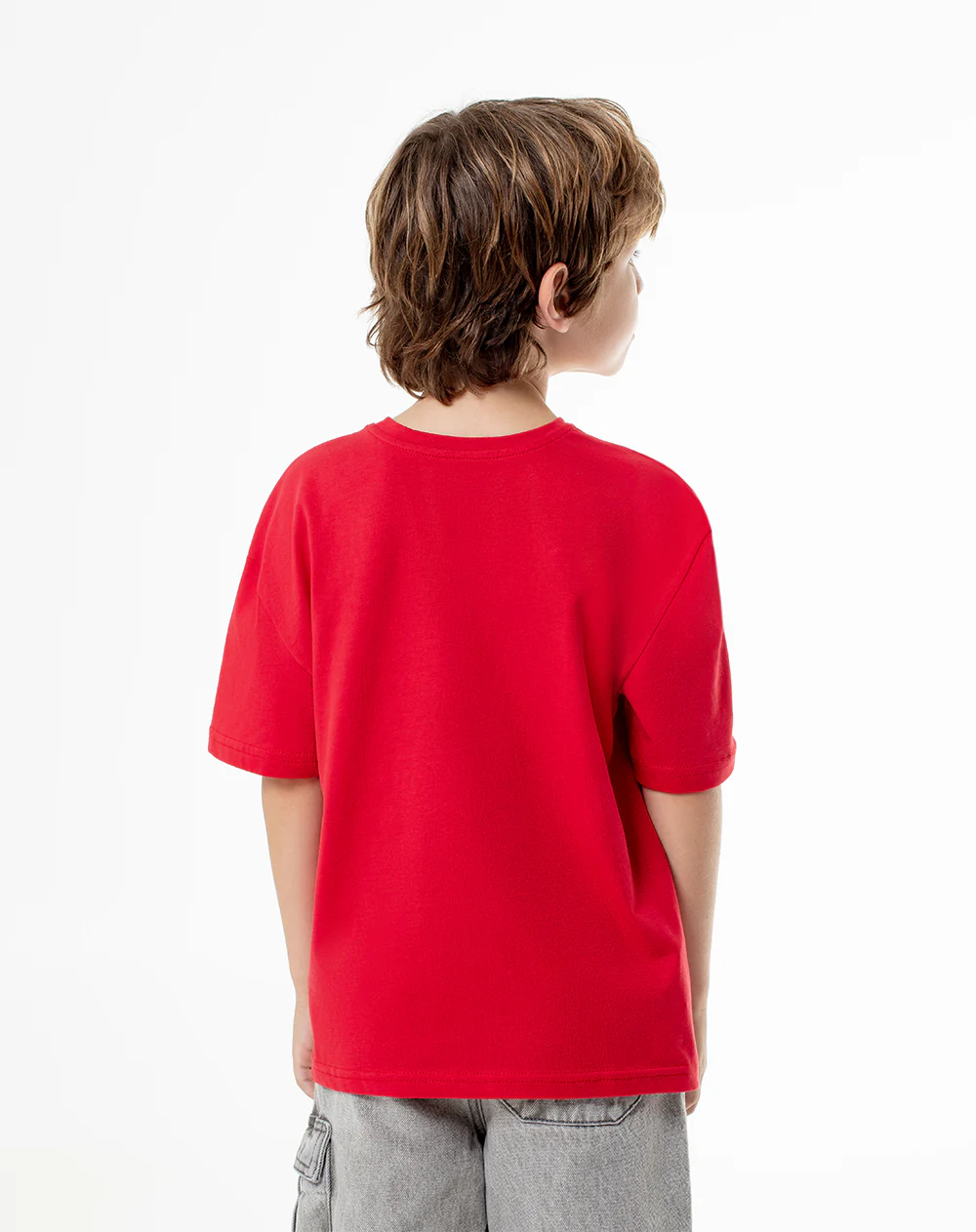 Camiseta regular Hot wheels roja niño - Image 2