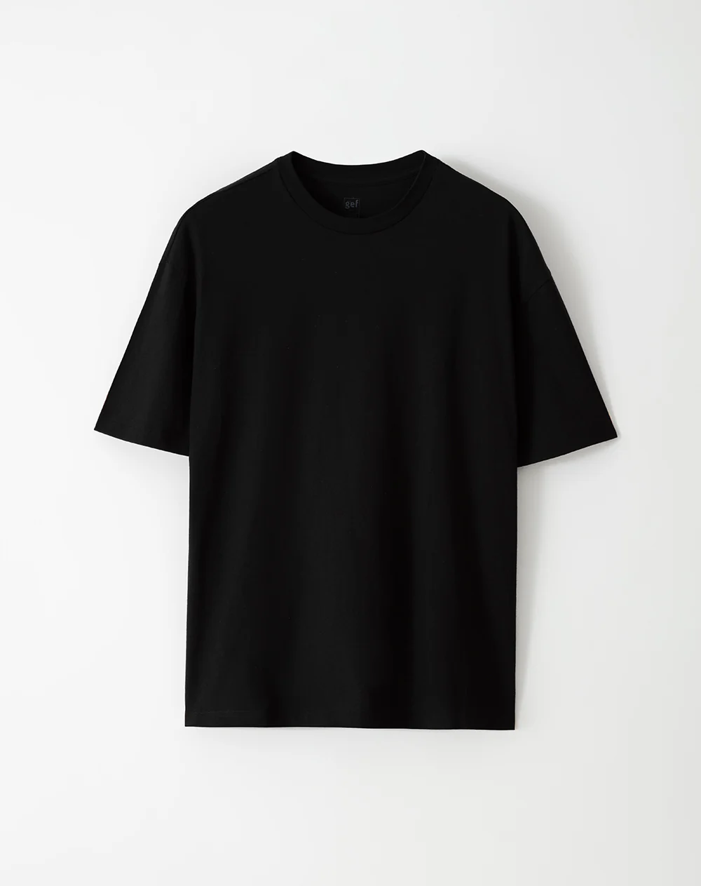 Camiseta relax algodón negra hombre - Image 5