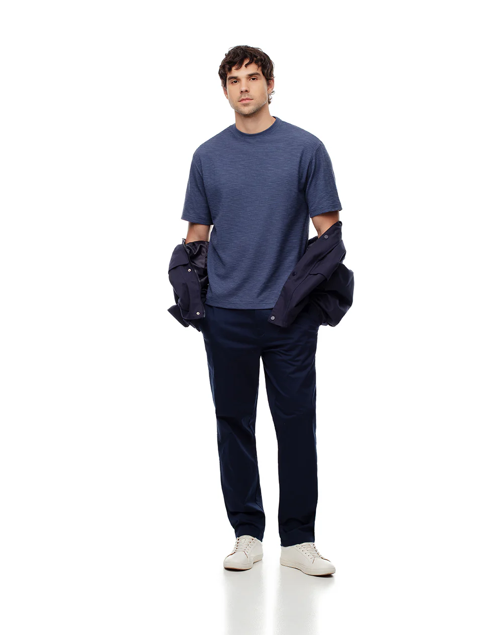 Camiseta oversize azul hombre - Image 5