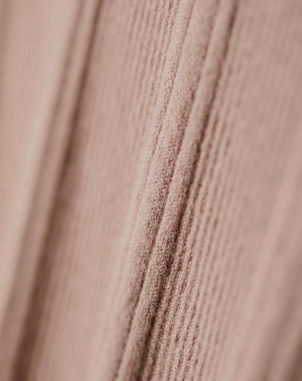Camibuzo tipo polo slim tejido de punto taupe mujer - Image 6