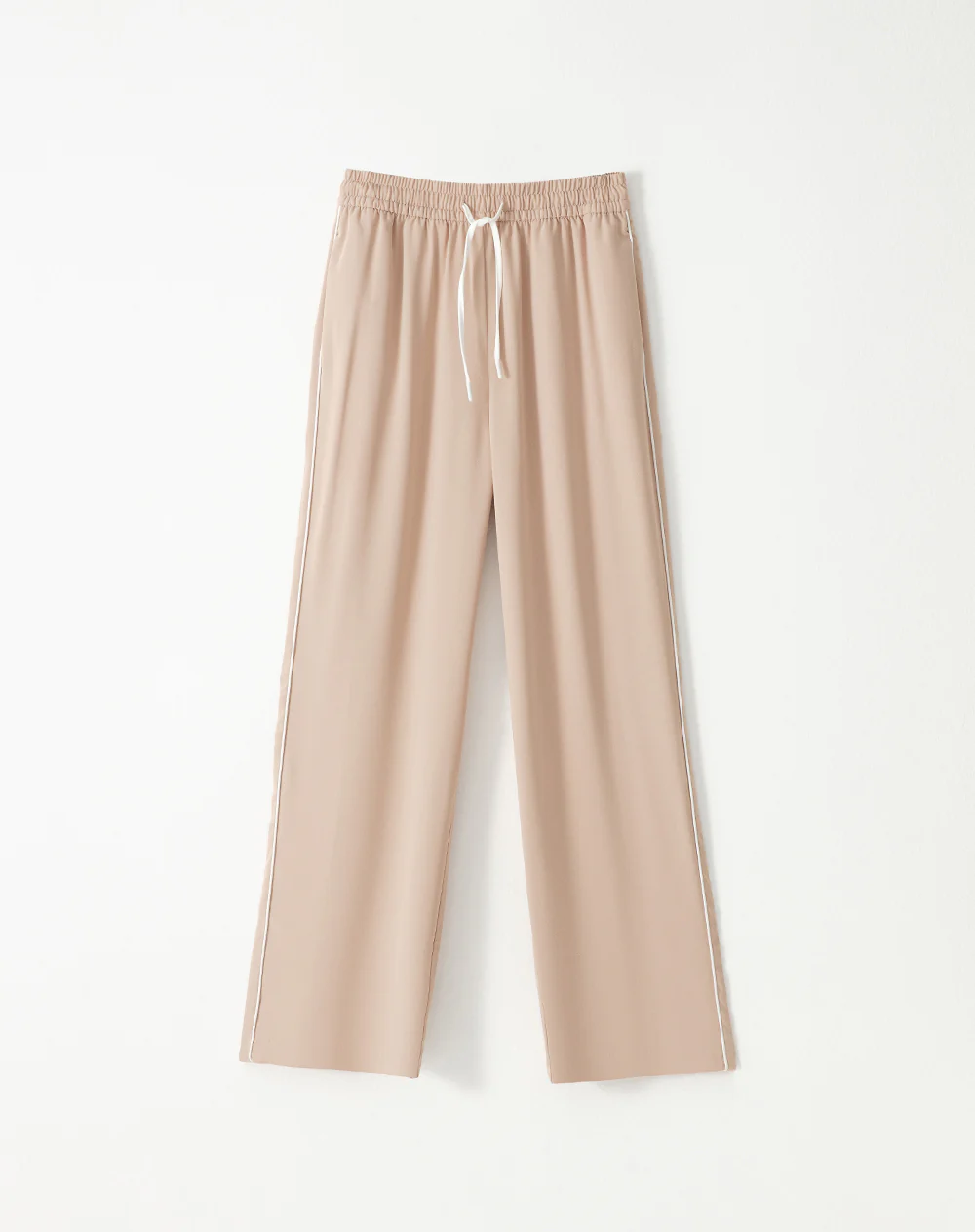 Pantalón recto tiro alto liviano caqui mujer - Image 6