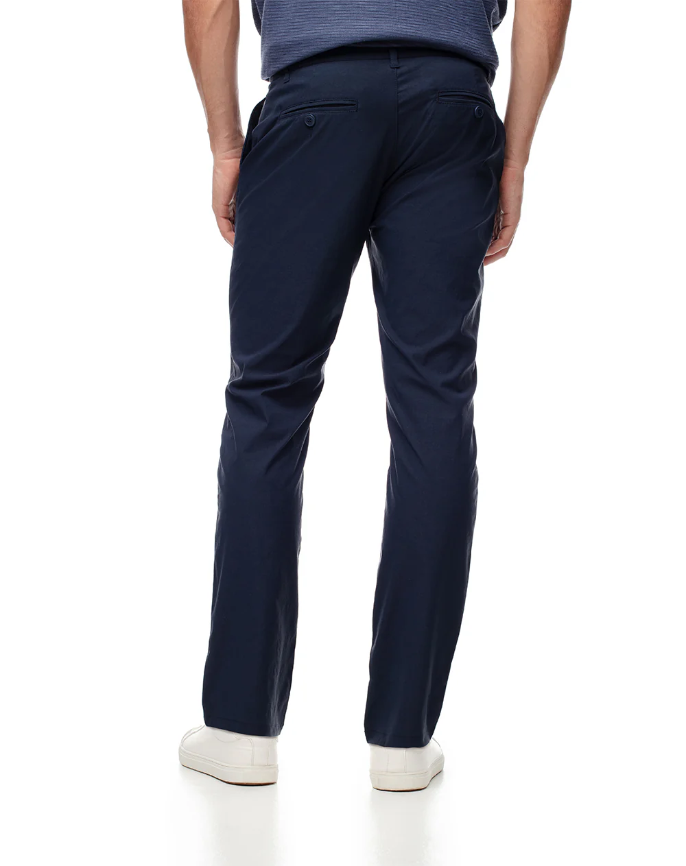 Pantalón chino regular azul hombre - Image 2