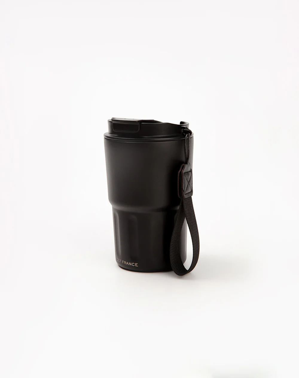 Termo térmico negro 360ml mujer