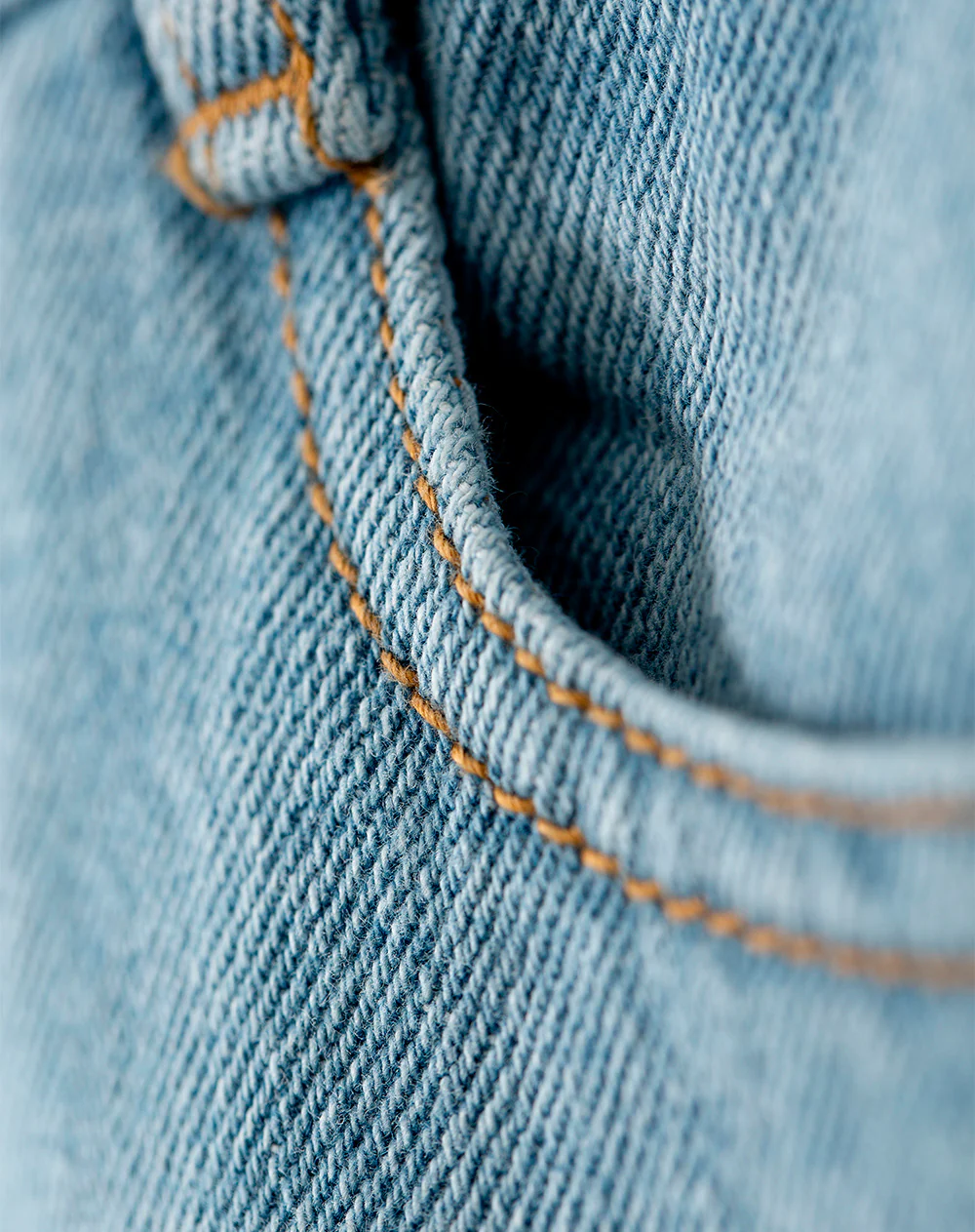 Bermuda denim tiro alto índigo medio mujer - Image 8