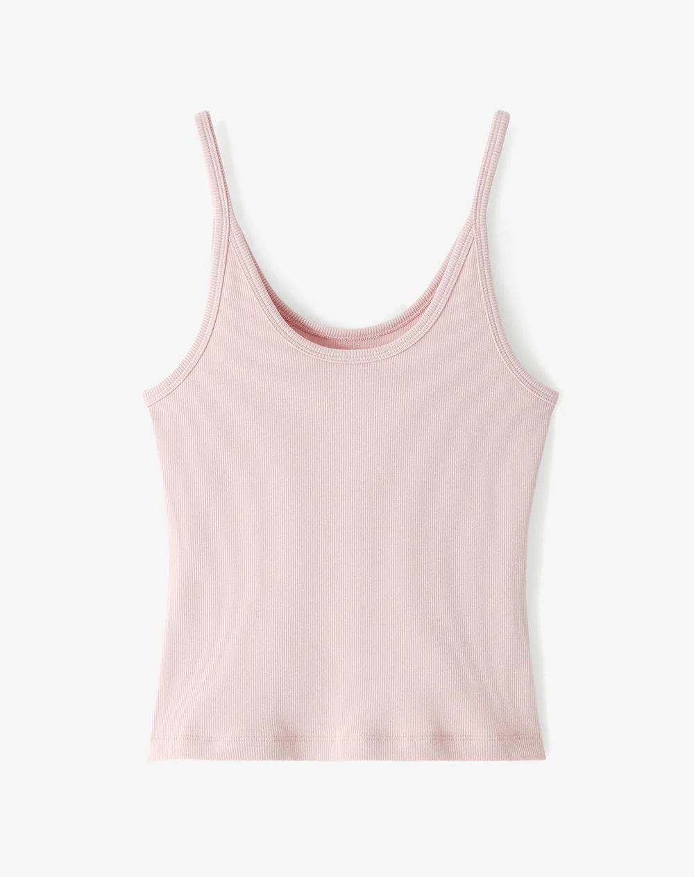 Camiseta manga sisa slim rib algodón rosa mujer - Image 6