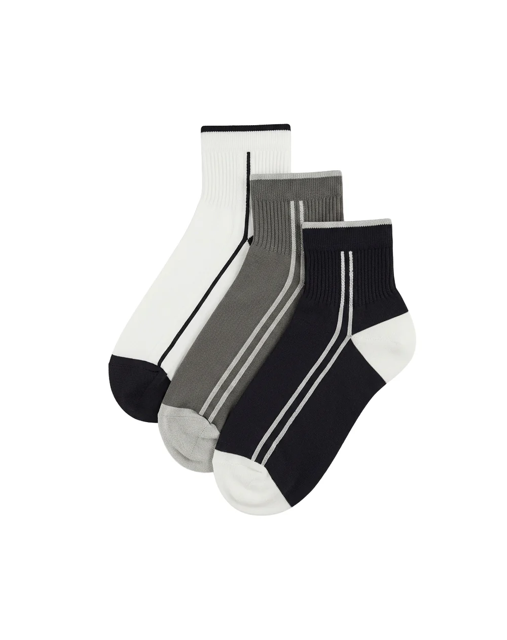 3 pares de medias cortas surtido hombre
