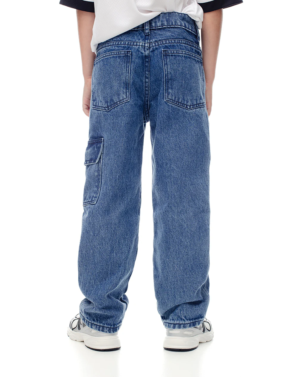 Jean cargo índigo oscuro niño - Image 2