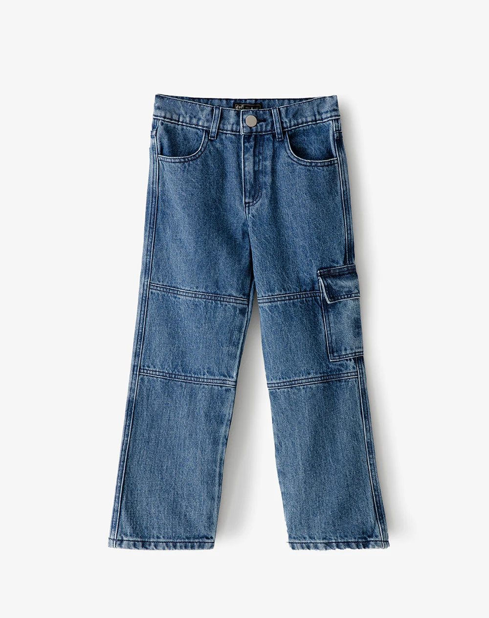 Jean cargo índigo oscuro niño - Image 6