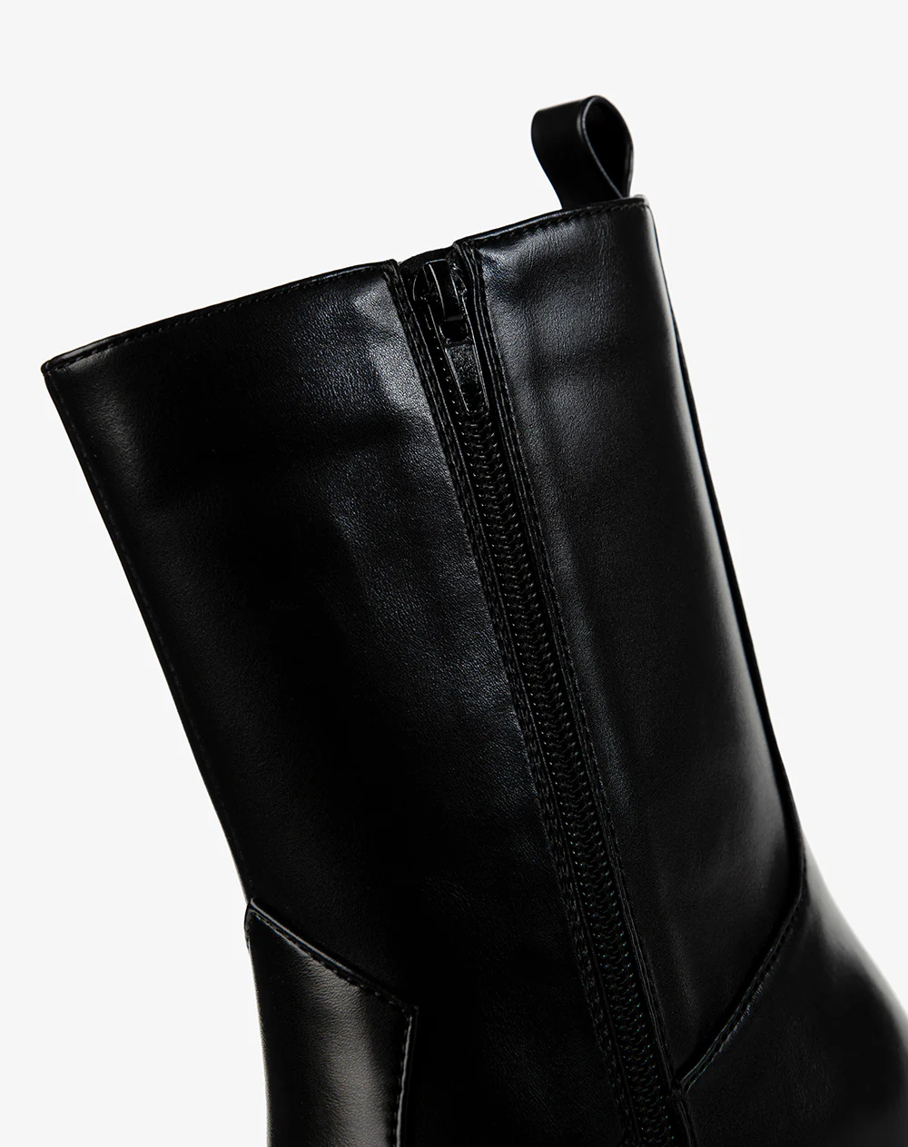 Botas tipo western tacón medio negras mujer - Image 5