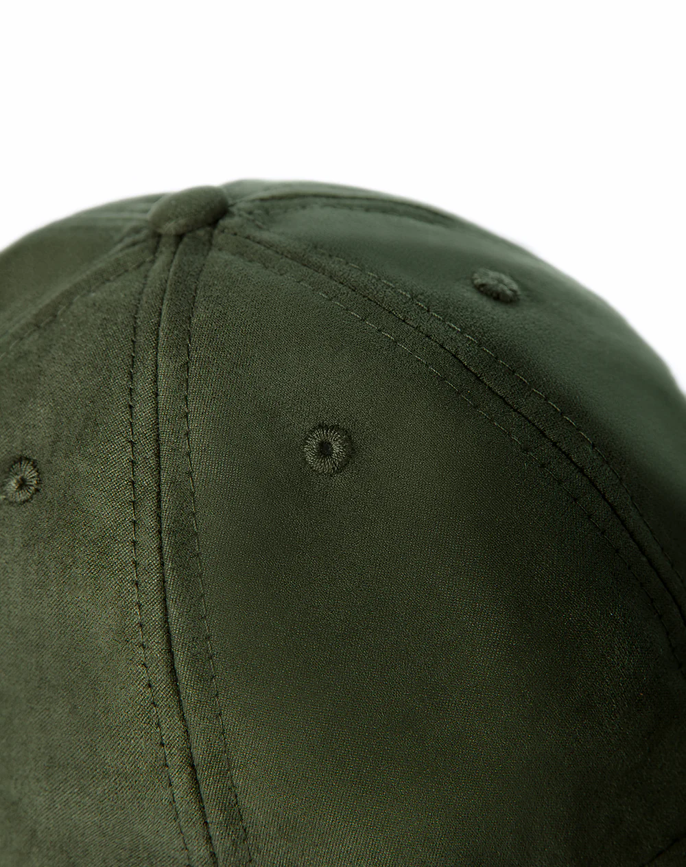 Gorra efecto gamuza verde unisex hombre - Image 4