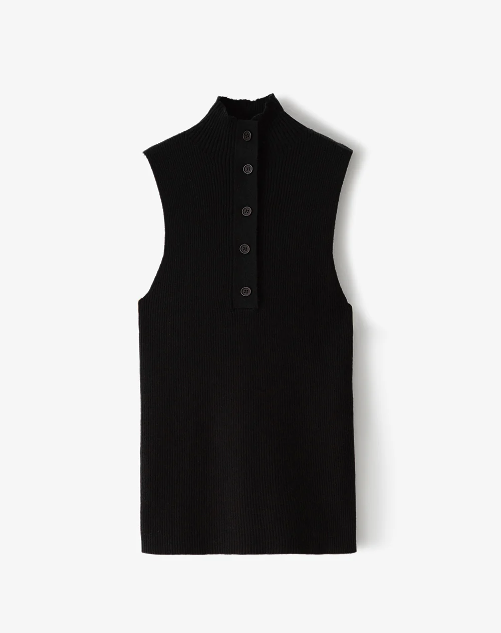 Camiseta esqueleto slim tejido de punto negra mujer - Image 5
