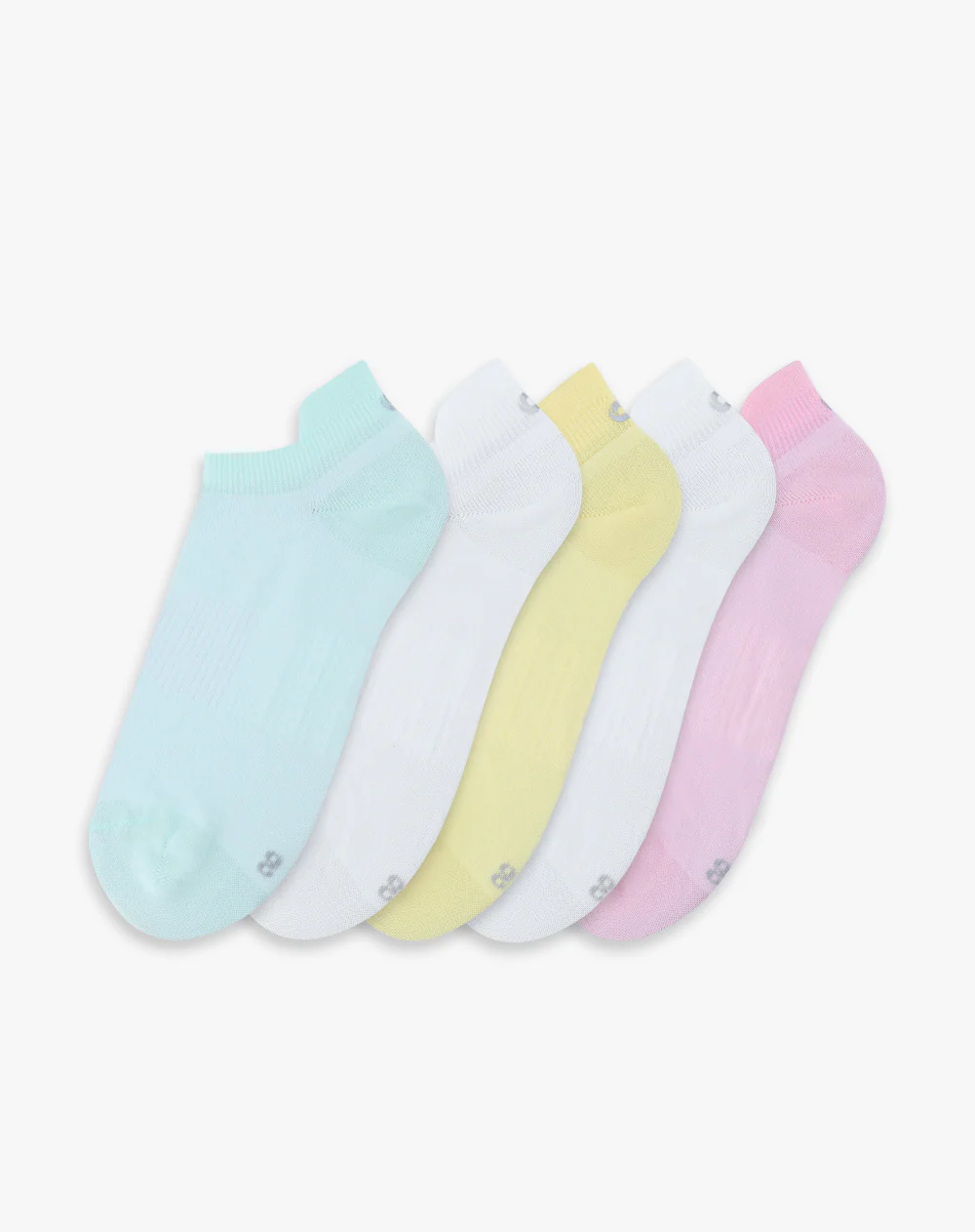 Medias mujer tobillera corta pack x5 surtido