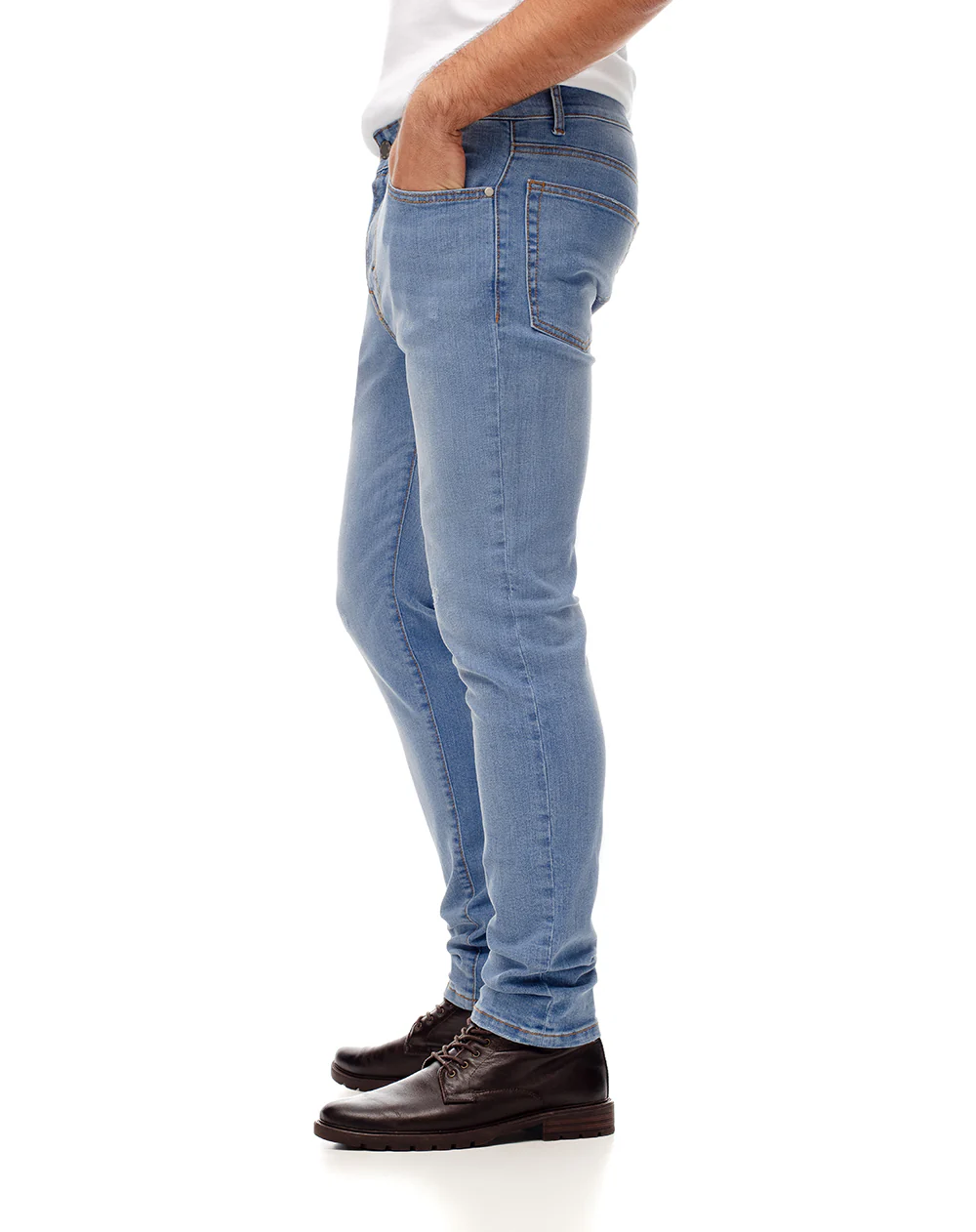 Jean skinny índigo claro hombre - Image 5