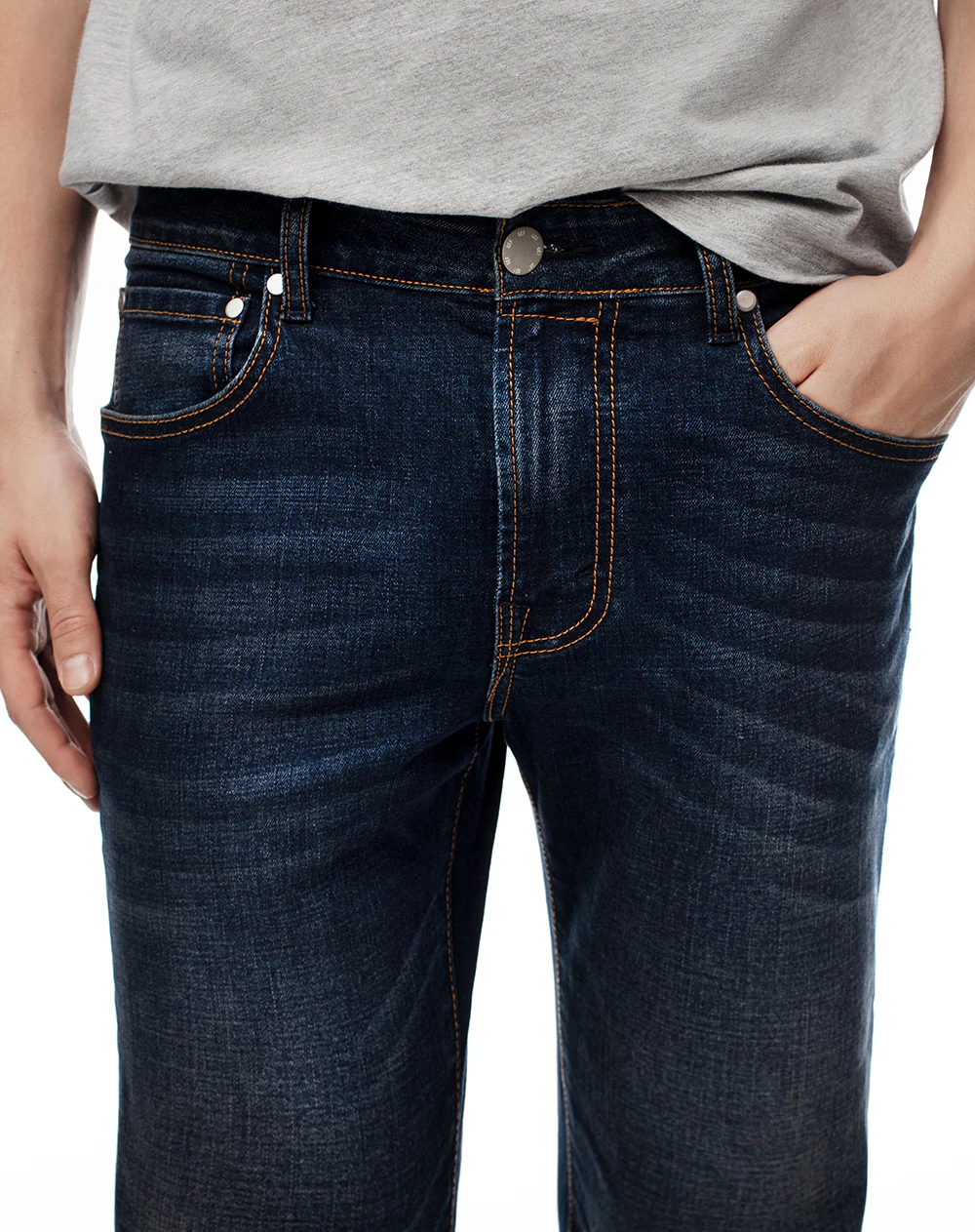 Jean skinny índigo oscuro hombre - Image 5