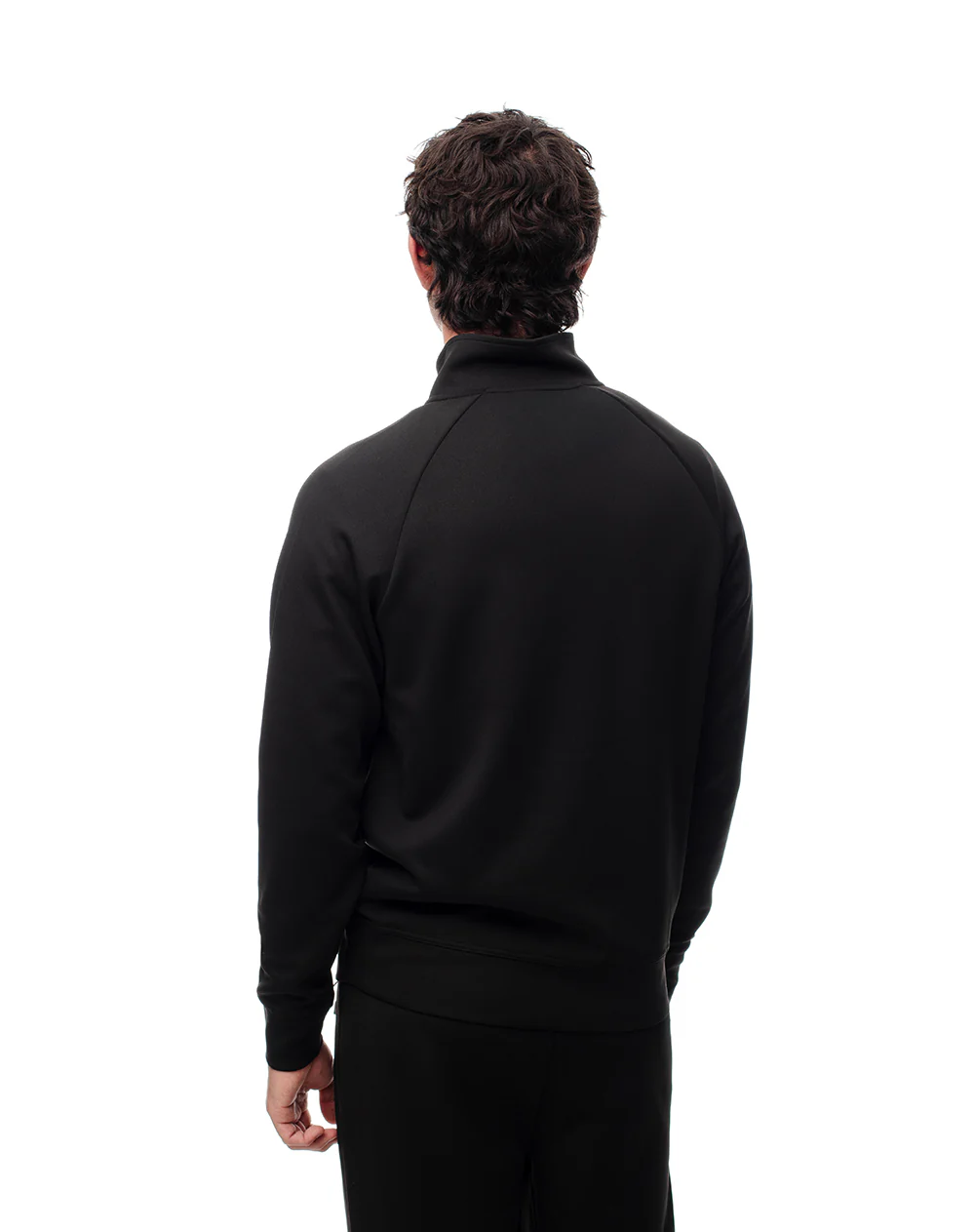 Buzo relax tacto suave negro hombre - Image 2