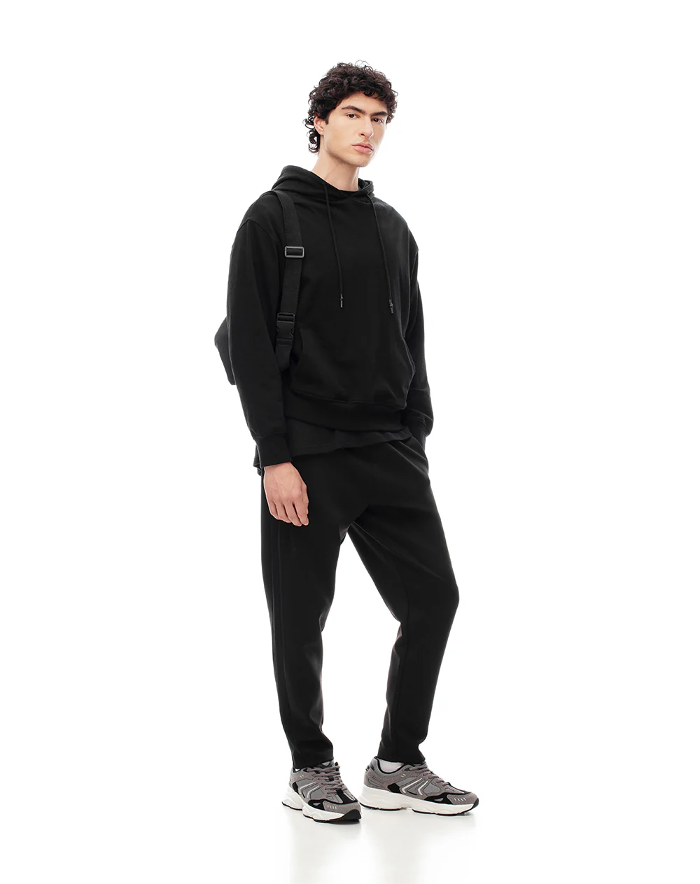 Pantalón deportivo negro hombre