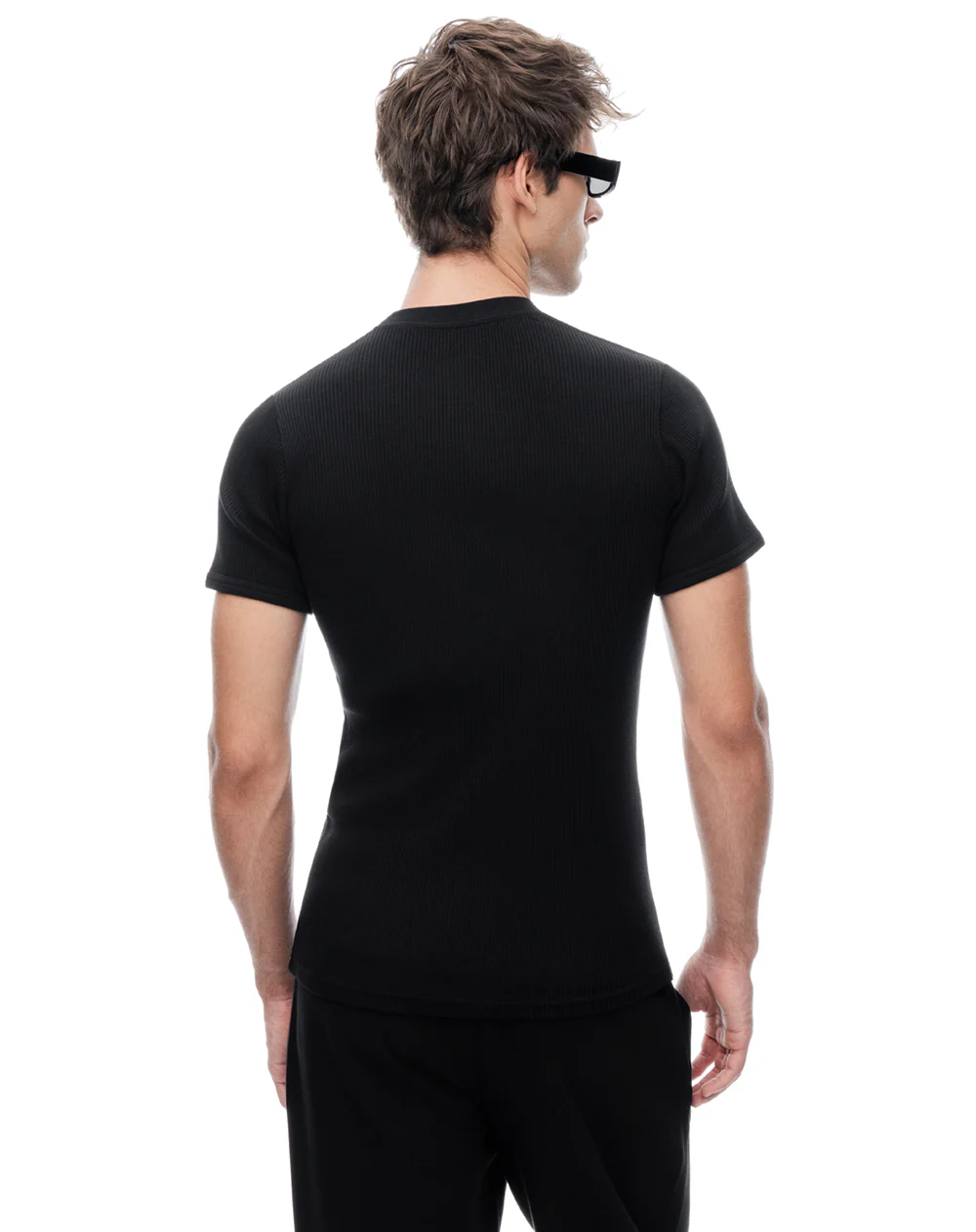 2 camisetas slim manga corta negra hombre - Image 3