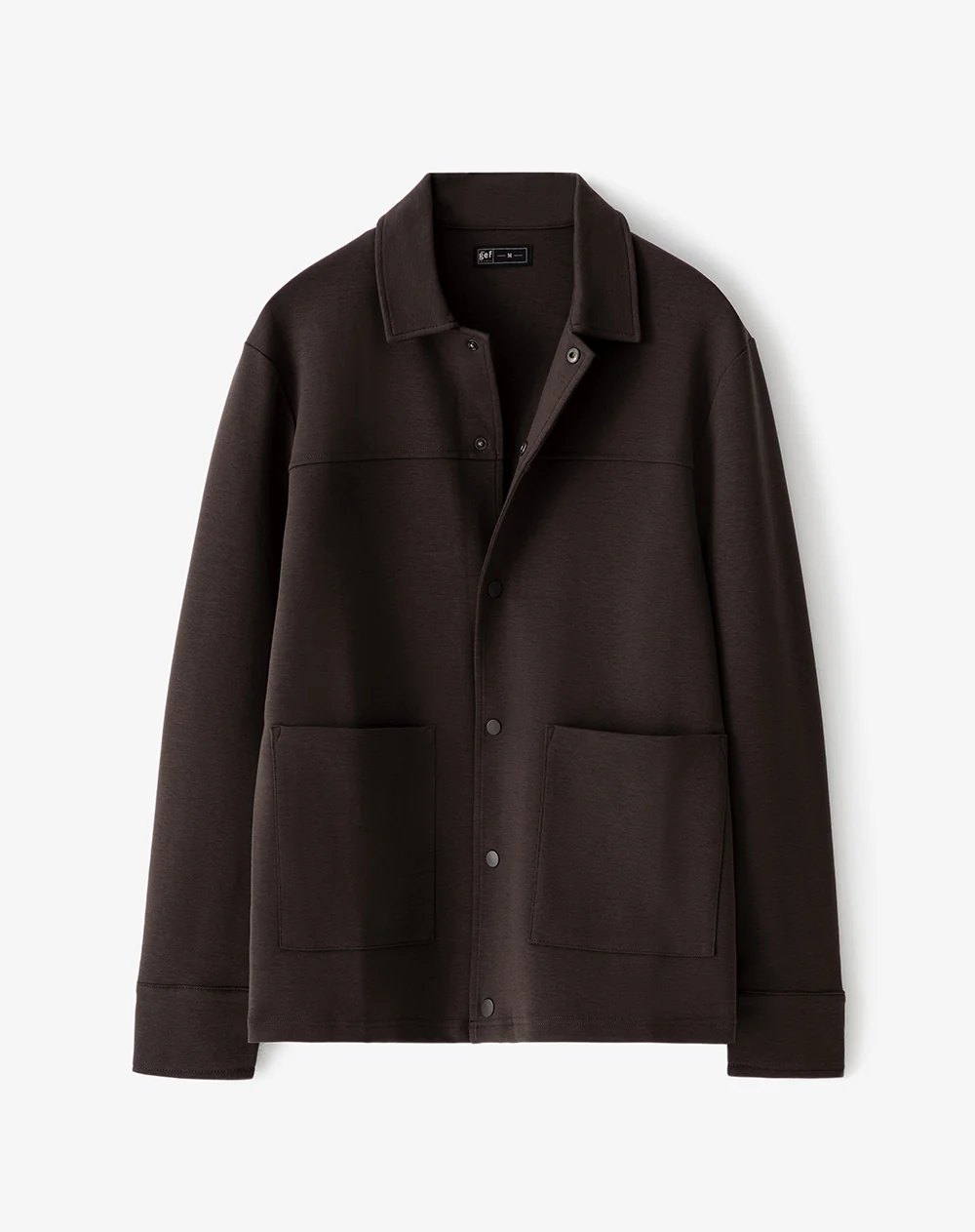 Chaqueta overshirt chocolate hombre - Image 7
