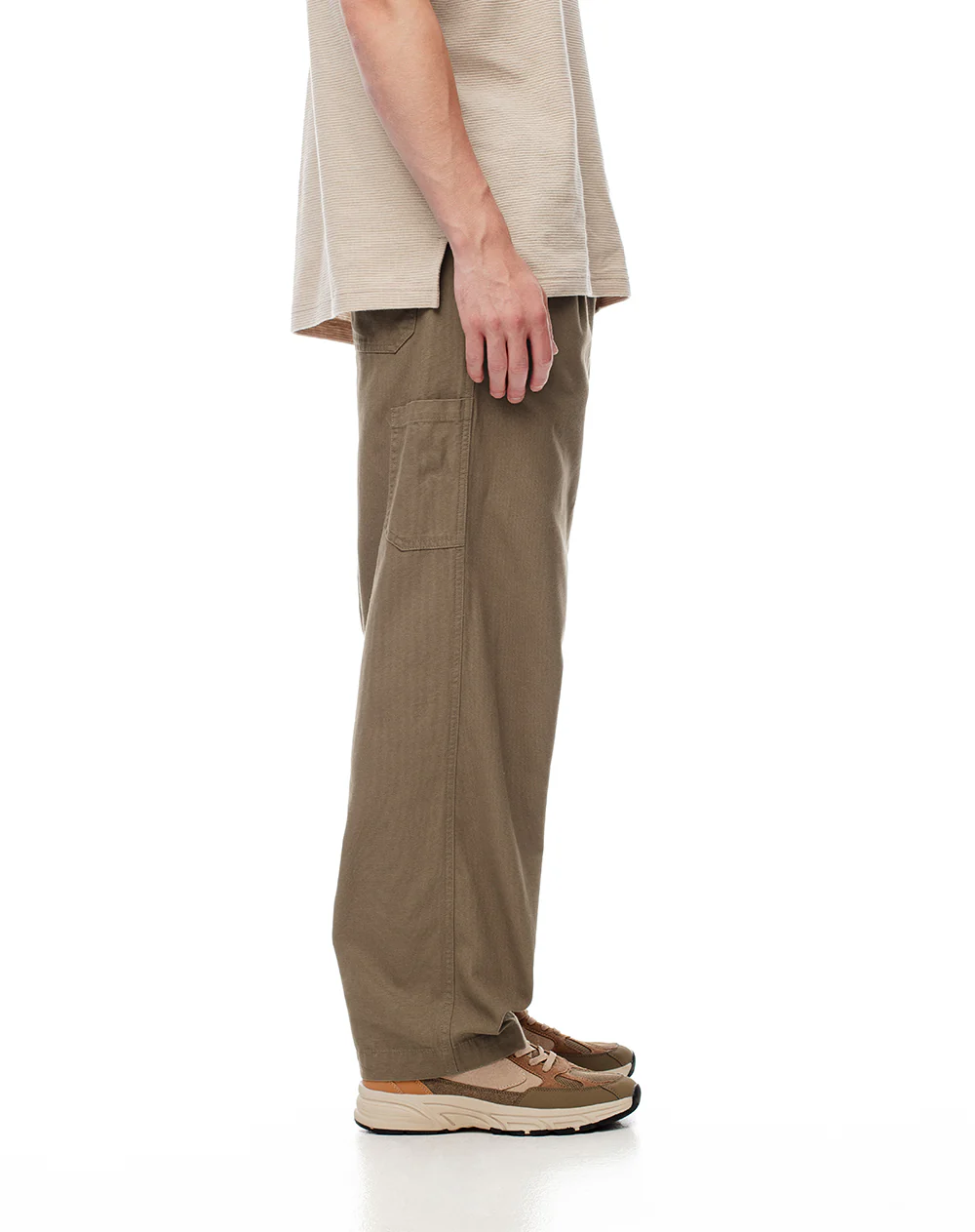 Pantalón recto liviano habano hombre - Image 3