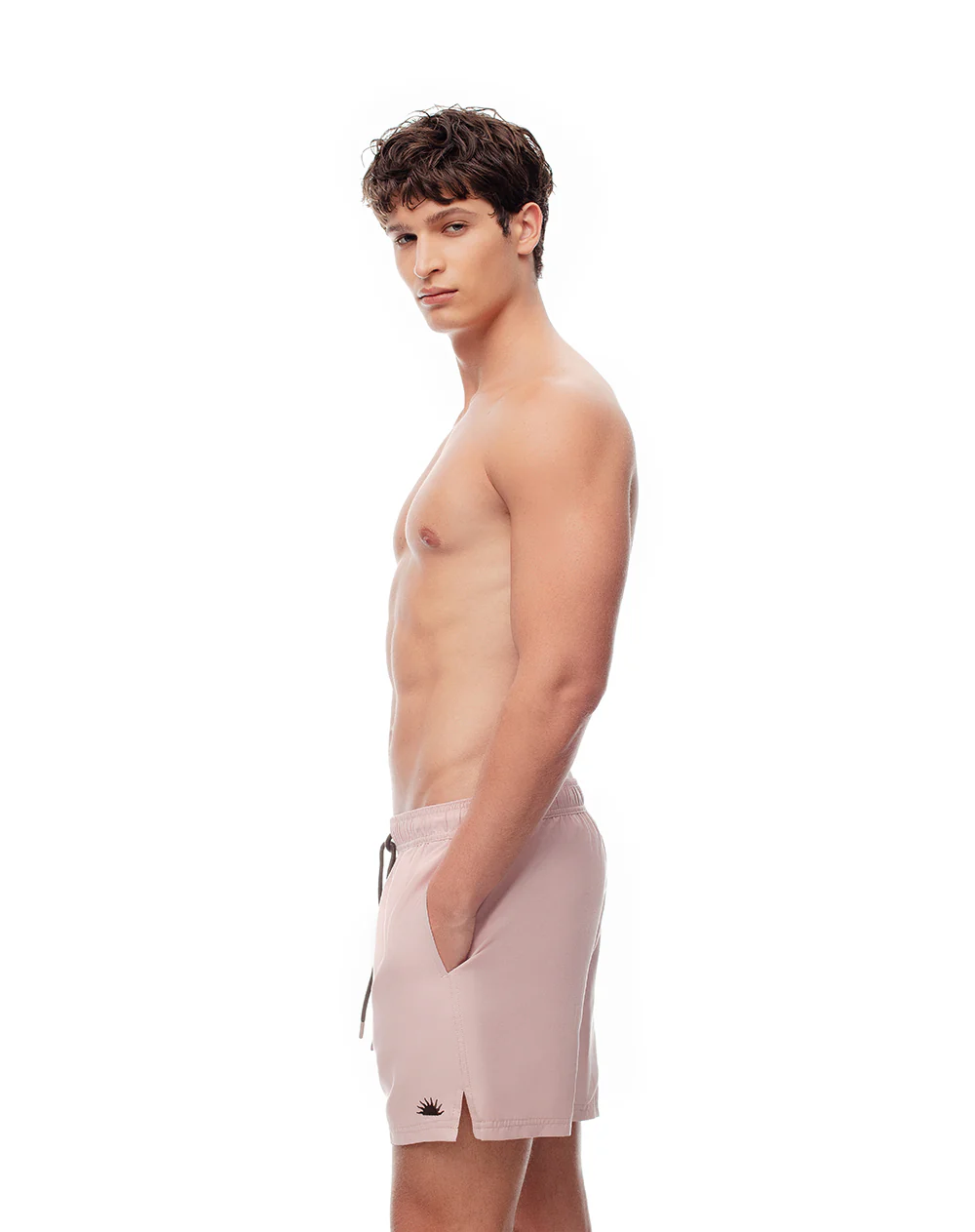 Pantaloneta de baño palo rosa hombre - Image 4