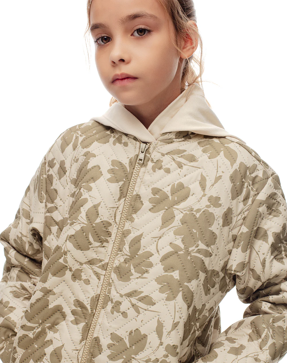 Chaqueta acolchada estampada niña - Image 3