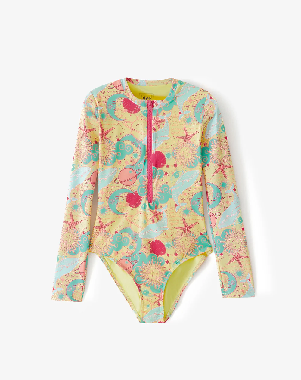 Vestido de baño manga larga estampado niña - Image 5