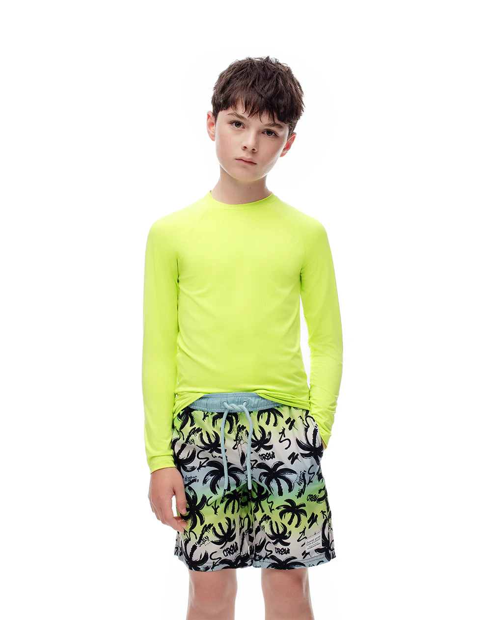 Pantaloneta de baño estampada niño