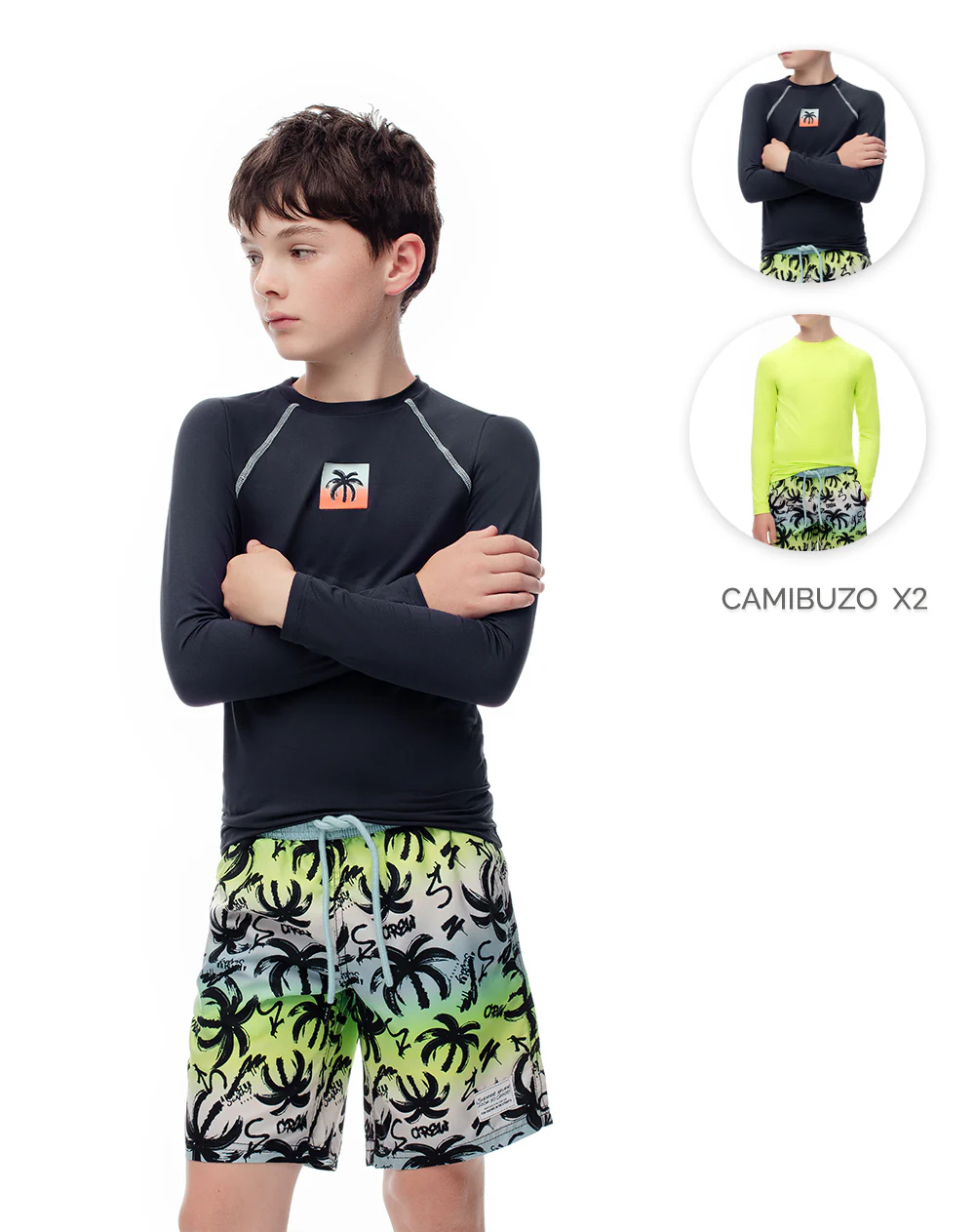 Camibuzo control humedad x2unds surtido niño