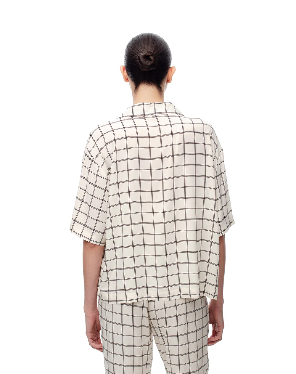 Camisa relax manga corta estampada mujer - Image 2