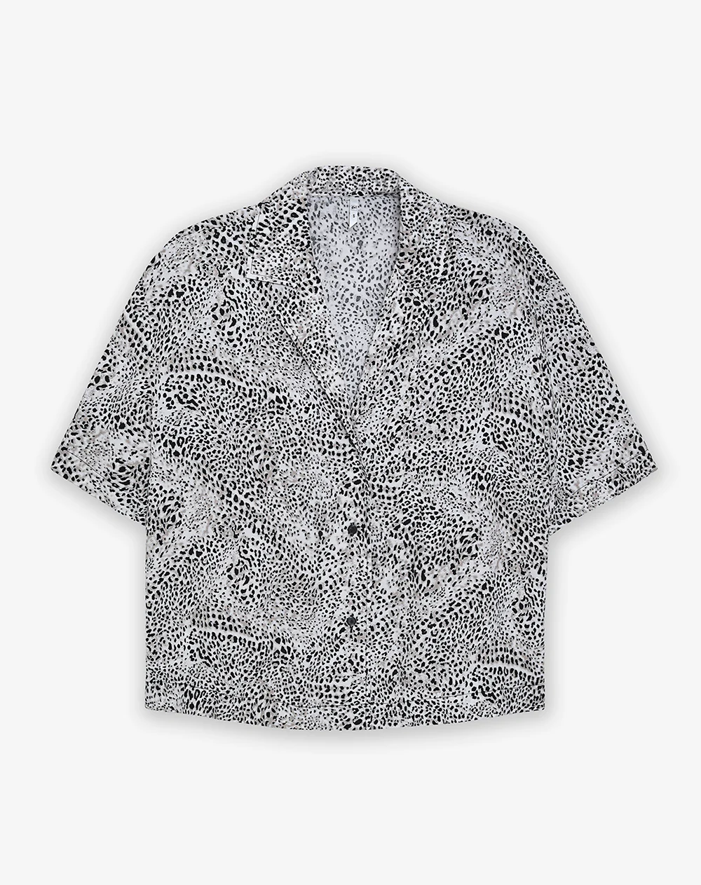 Camisa relax manga corta estampada mujer - Image 5