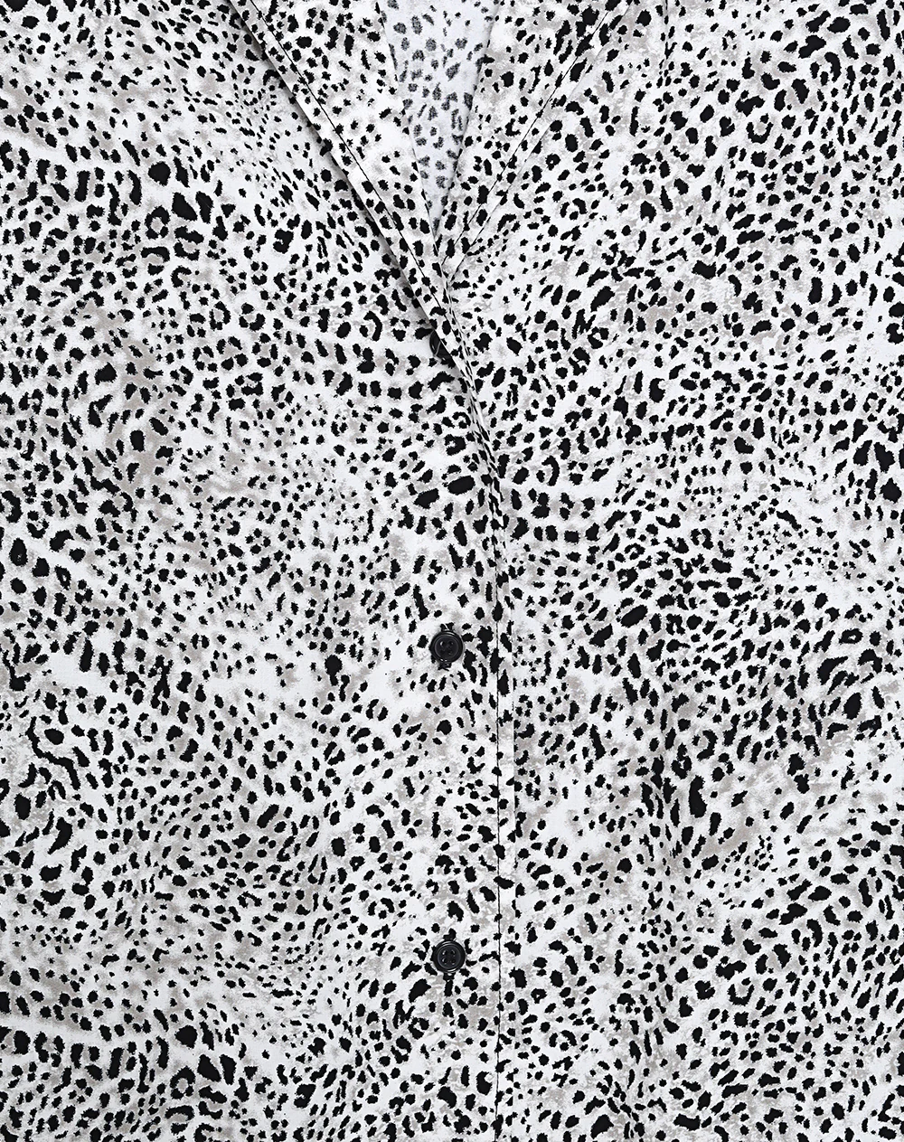 Camisa relax manga corta estampada mujer - Image 6