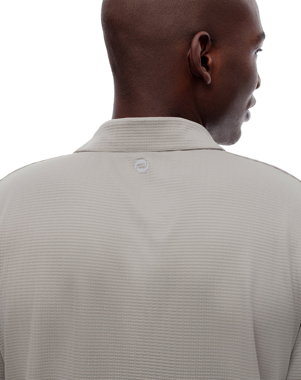 Polo deportiva secado rápido taupe hombre - Image 5