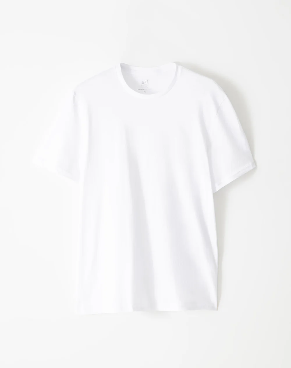 Camiseta slim algodón x2unds blanca hombre - Image 5