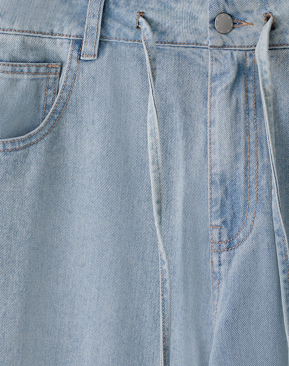 Jean wide leg tiro alto índigo medio mujer - Image 8