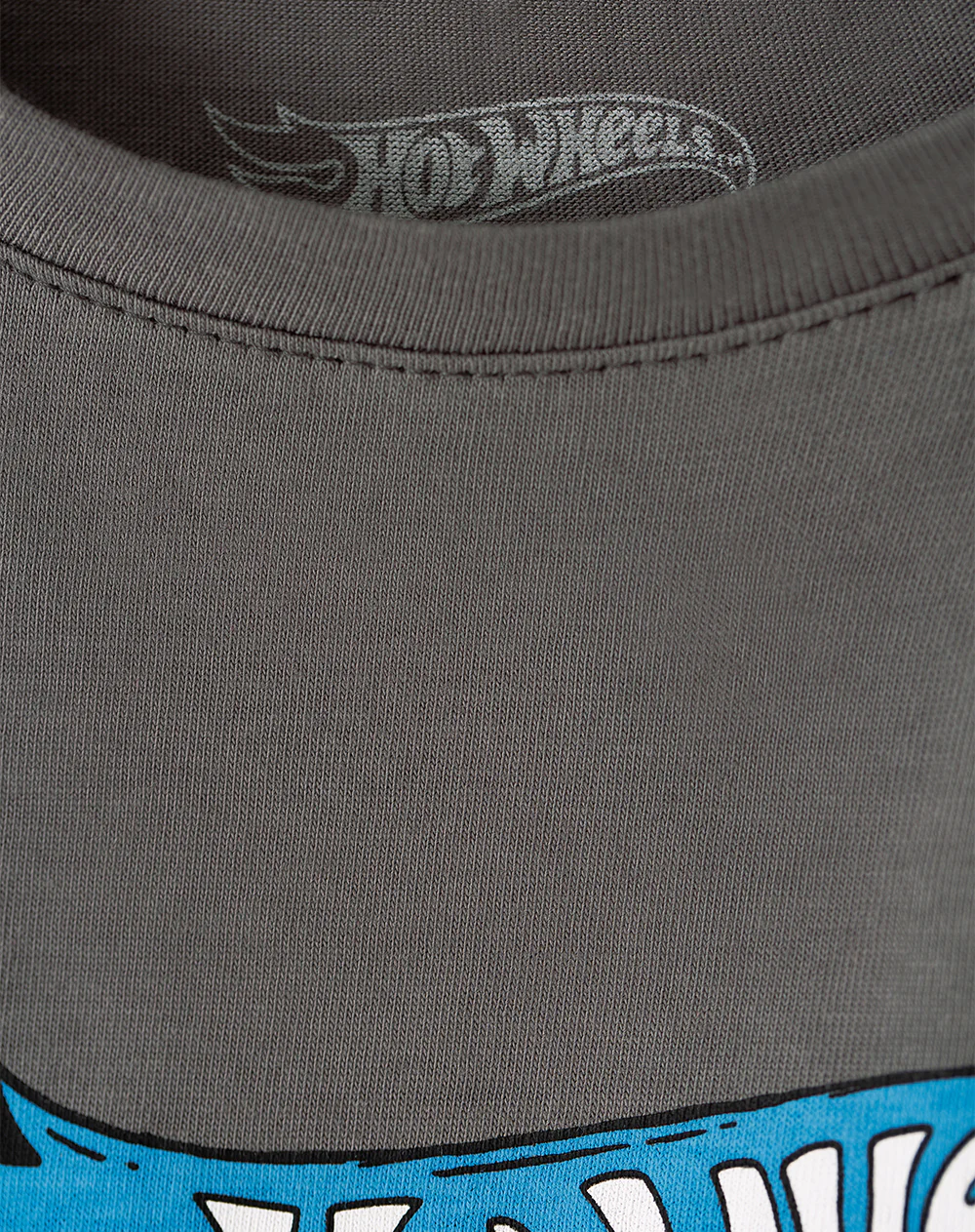Camiseta regular algodón Hot Wheels gris niño - Image 6