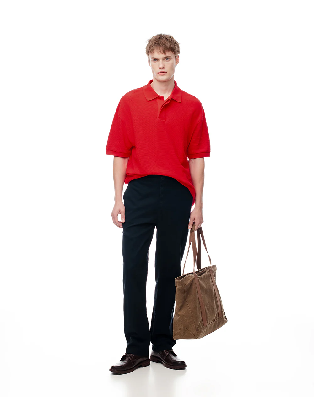 Polo regular roja hombre - Image 4