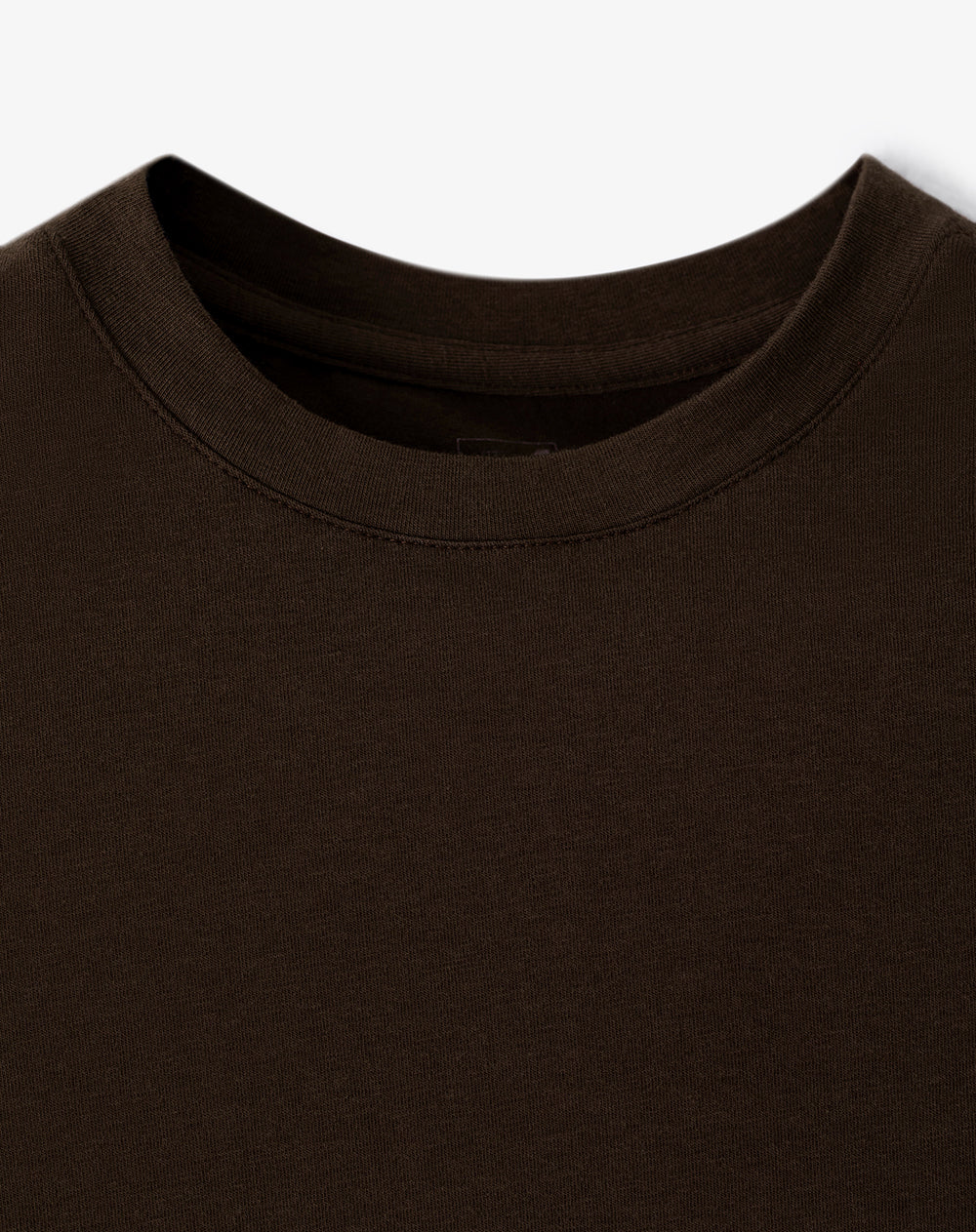 Camiseta crop slim chocolate mujer - Image 7