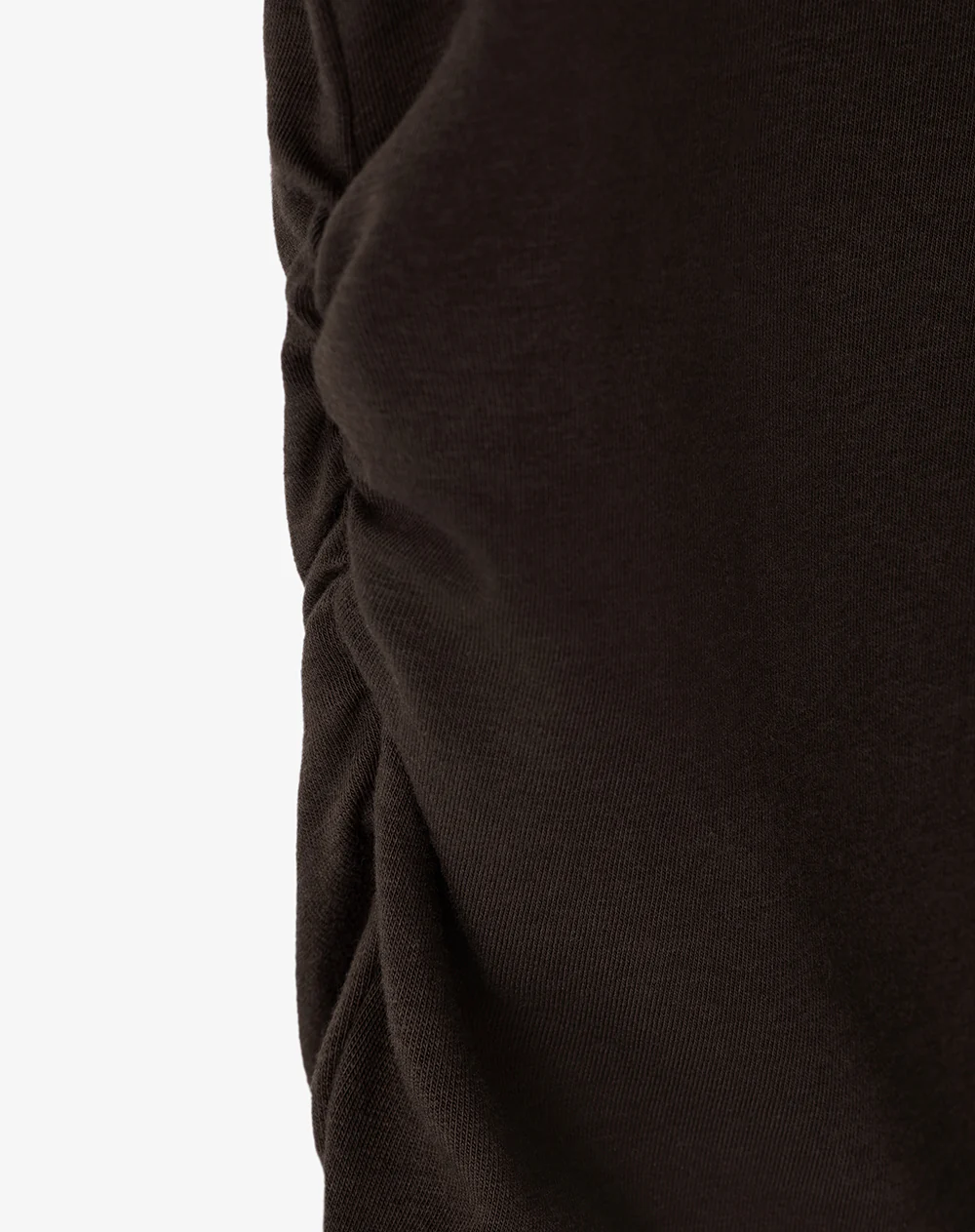 Camiseta crop slim chocolate mujer - Image 8