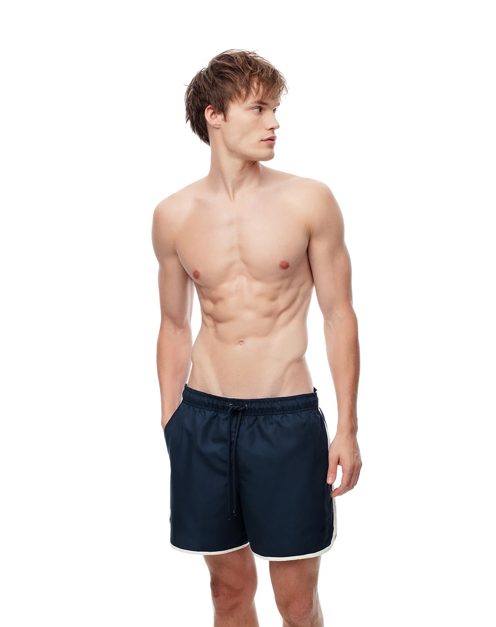 Pantaloneta de baño azul hombre - Image 6
