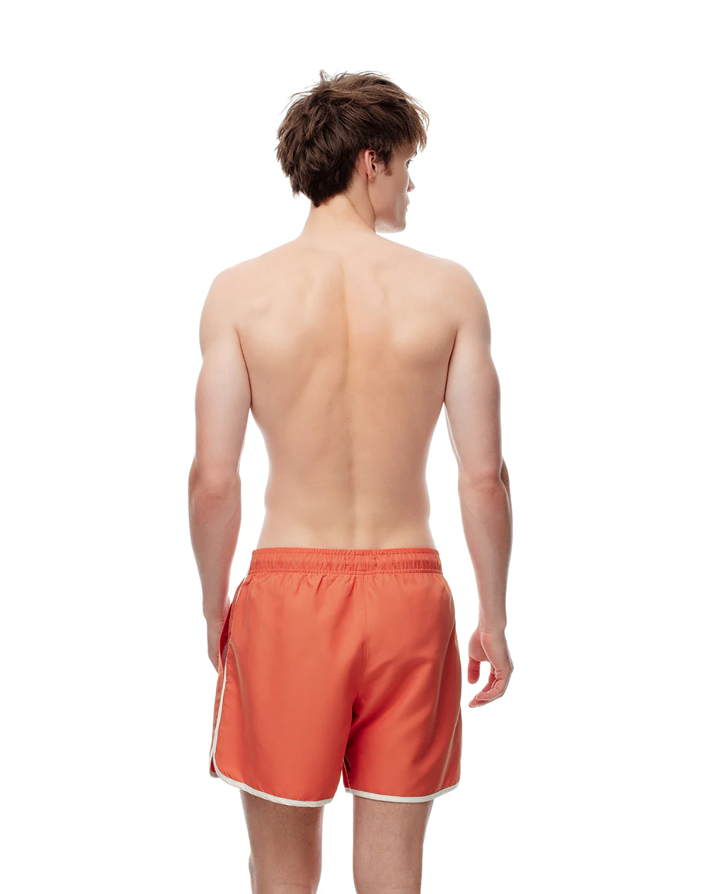 Pantaloneta de baño naranja hombre - Image 3