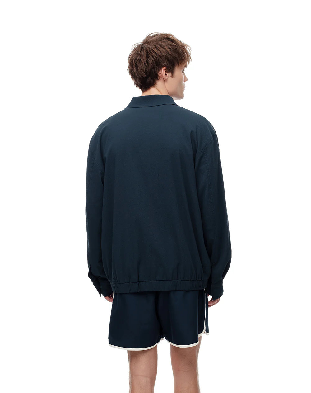 Chaqueta tipo bomber regular azul hombre - Image 2