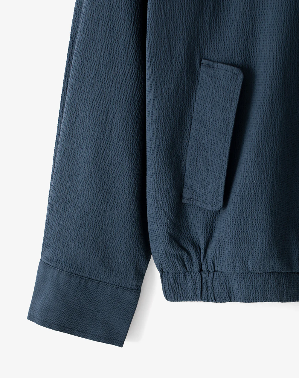 Chaqueta tipo bomber regular azul hombre - Image 9