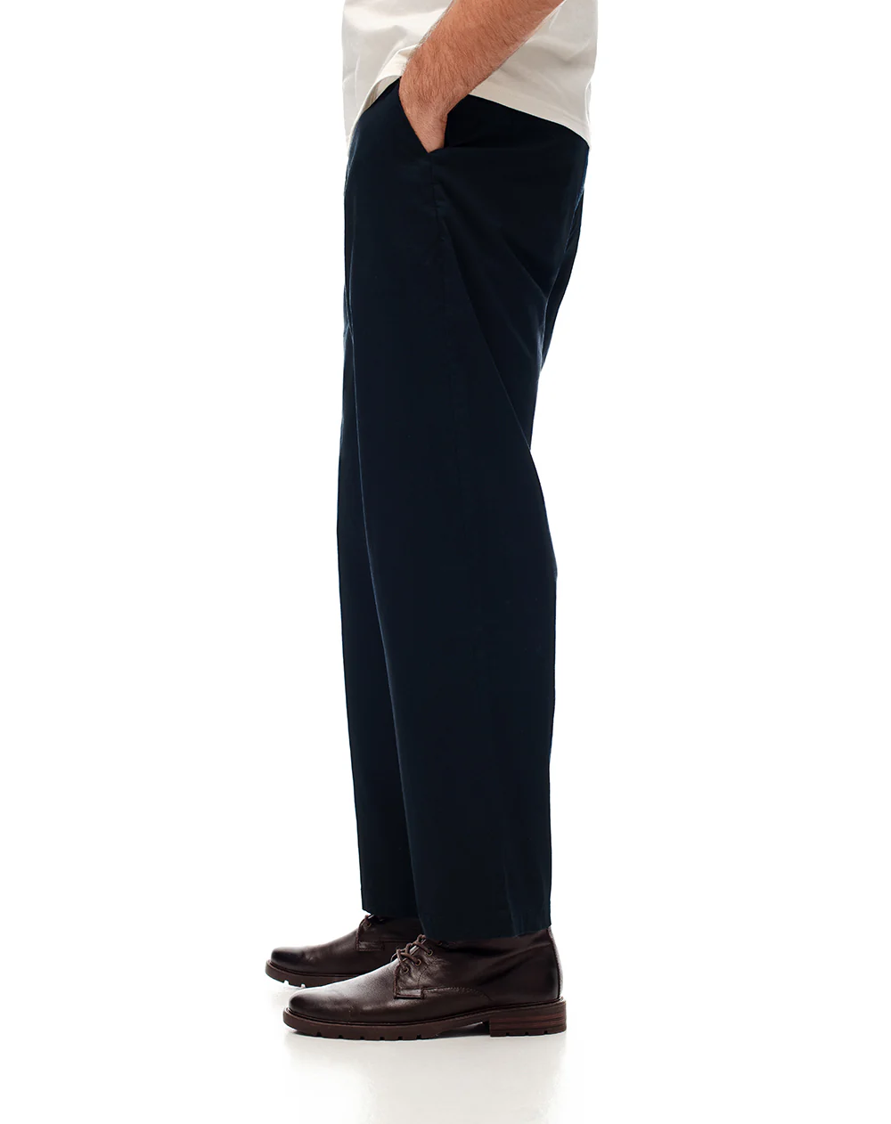 Pantalón chino regular algodón azul hombre - Image 5