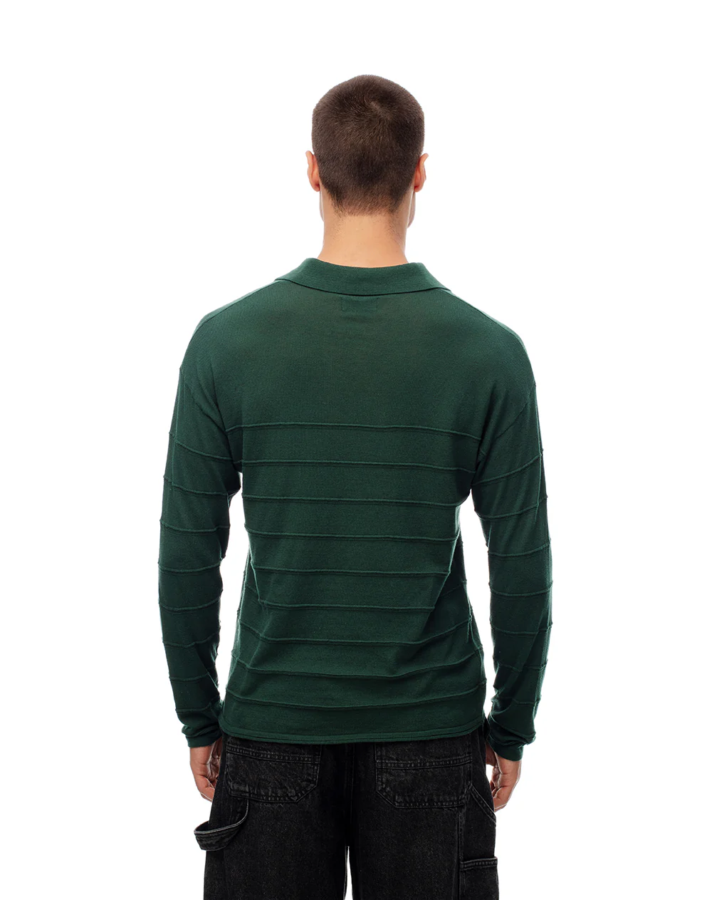 Camibuzo regular algodón verde hombre - Image 2