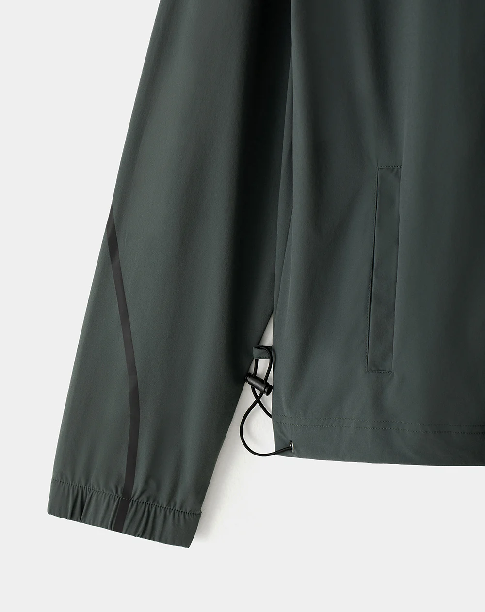 Chaqueta rompevientos verde hombre - Image 8