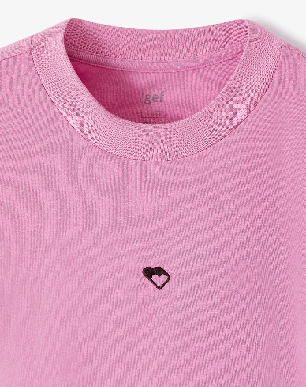 Camiseta regular algodón rosa estampada unisex hombre - Image 9