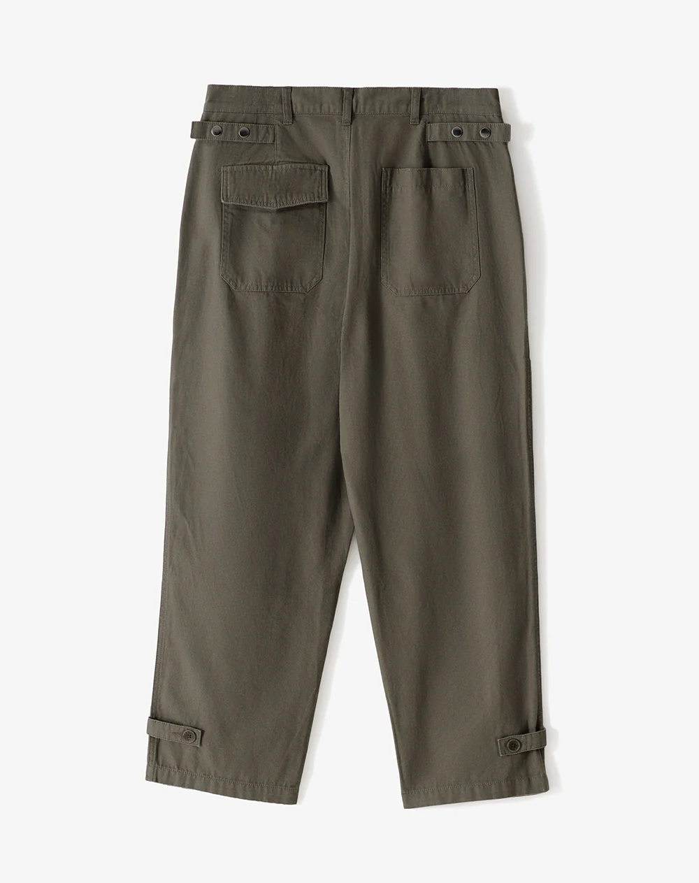 Pantalón cargo recto algodón verde hombre - Image 10