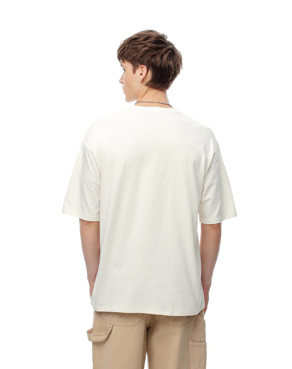 Camiseta regular algodón vainilla hombre - Image 2