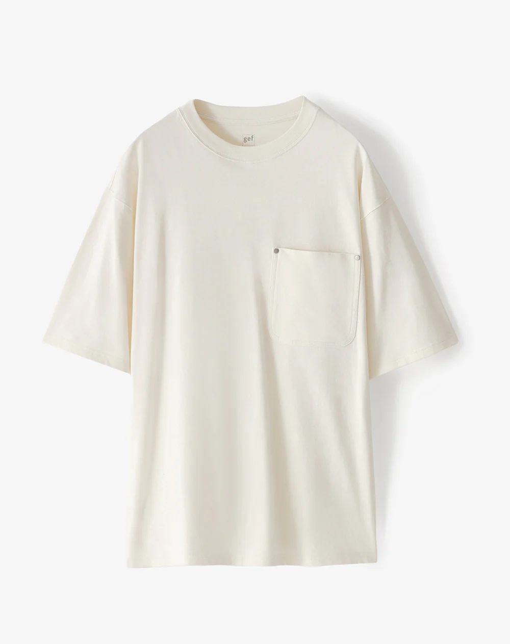 Camiseta regular algodón vainilla hombre - Image 5