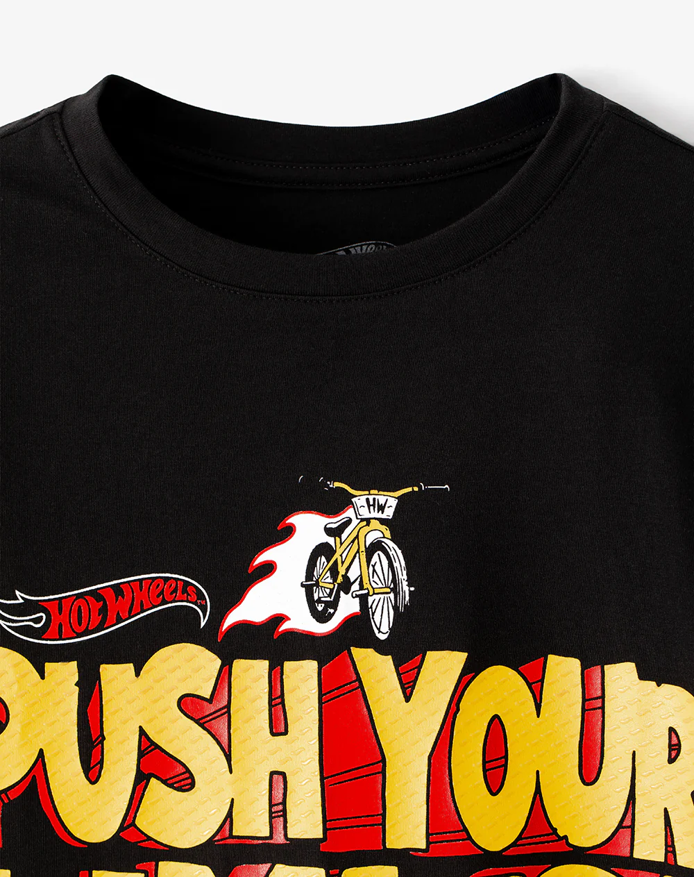 Camiseta regular Hot Wheels negra niño - Image 6